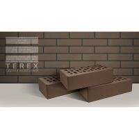 Облицовочный кирпич Tereх одинарный 1 НФ Мокко гладкий, М175-200