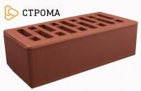 Облицовочный кирпич Строма полуторный утолщенный 1,4 НФ Бордо гладкий